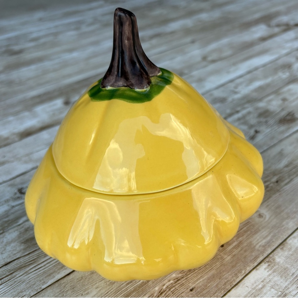 Williams Sonoma Squash Gourd Ceramic Dish